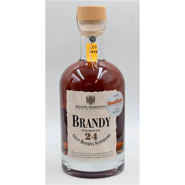 '09 MONTE SABOTINO BRANDY 24 GRAN RISERVA SUPERIOR