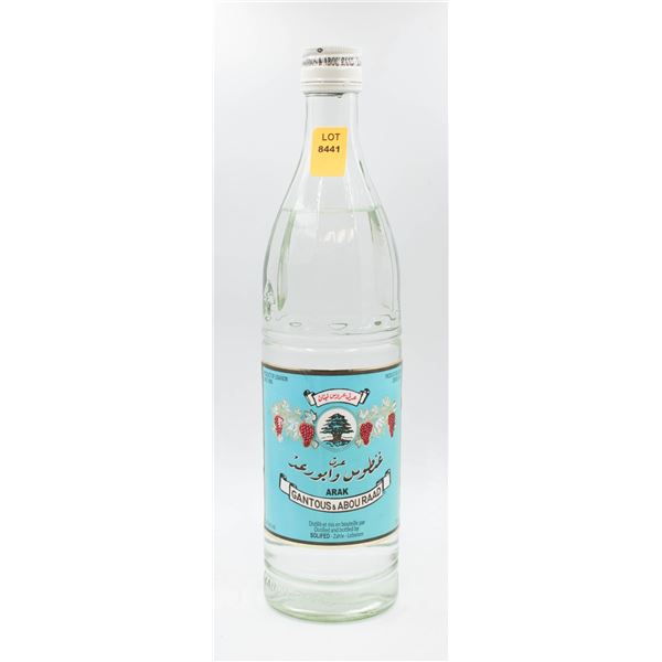 ARAK GANTOUS AND ABOU RAAD 750ML 50%