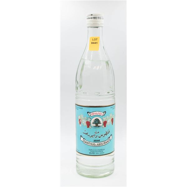 ARAK GANTOUS AND ABOU RAAD 750ML 50%