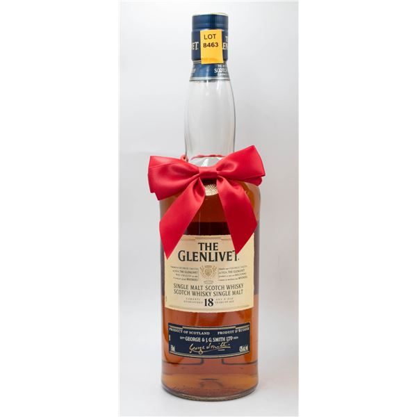 THE GLENLIVET 18 YEAR SINGLE MALT SCOTCH WHISKY