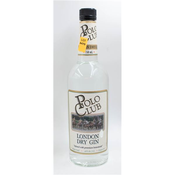 POLO CLUB LONDON DRY GIN 750ML 40%