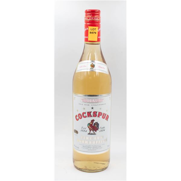 COCKSPUR FIVE STAR FINE RUM 750ML 40%
