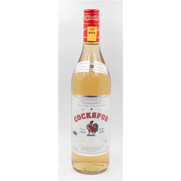 COCKSPUR FIVE STAR FINE RUM 750ML 40%