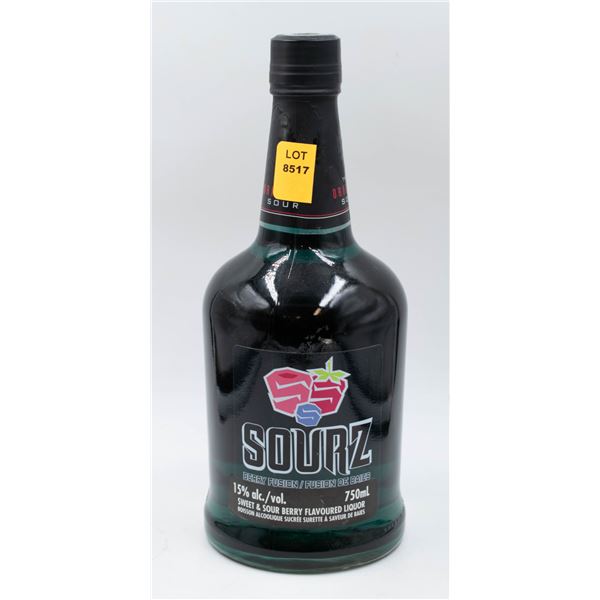 SOURZ BERRY FUSION SWEET AND SOUR BERRY LIQUOR