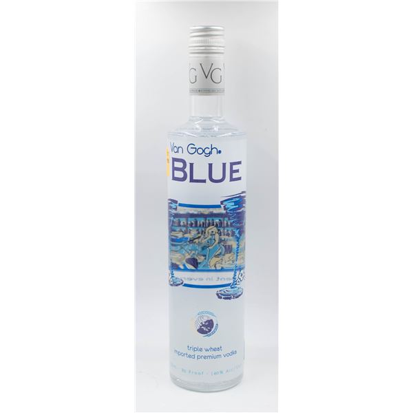 VAN GOGH BLUE TRIPLE WHEAT IMPORTED PREMIUM VODKA