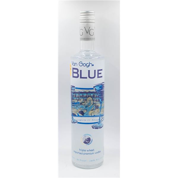 VAN GOGH BLUE TRIPLE WHEAT IMPORTED PREMIUM VODKA