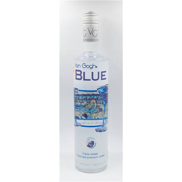 VAN GOGH BLUE TRIPLE WHEAT IMPORTED PREMIUM VODKA