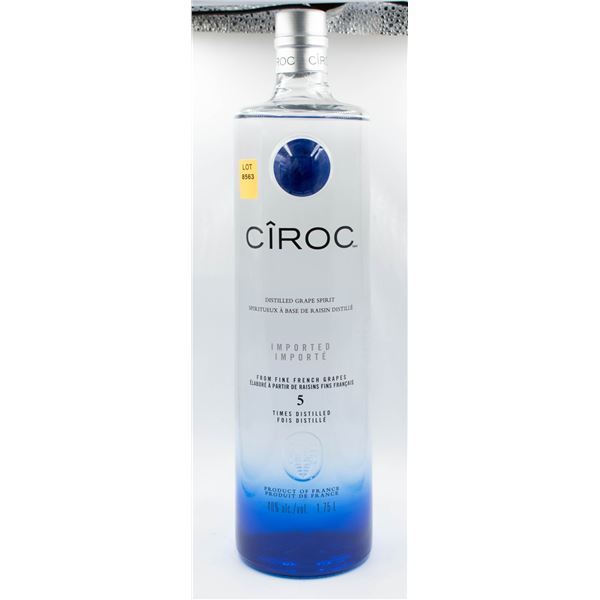 CIROC DISTILLED GRAPE SPIRIT 5 TIMES DISTILLED