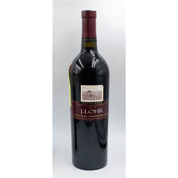 2010 J. LOHR SEVEN OAKS PASO ROBLES CABERNET