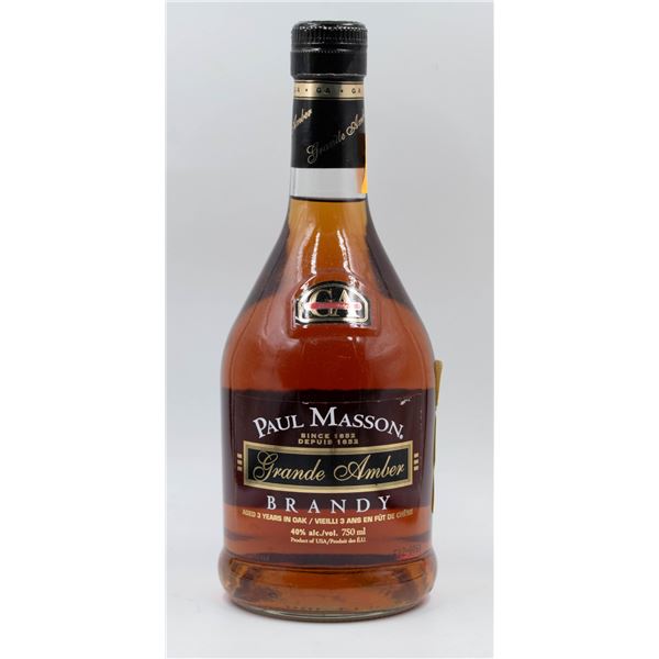 GRANDE AMBER BRANDY PAUL MASSON 750ML