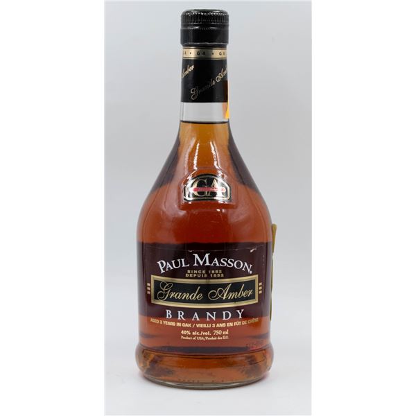 GRANDE AMBER BRANDY PAUL MASSON 750ML