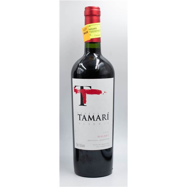 2011 BODEGA TAMARÍ RESERVA MALBEC 750 ML