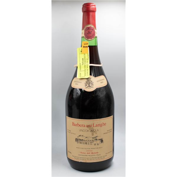 VINTAGE 1984 BARBERA DELLE LANGHE WINE FROM