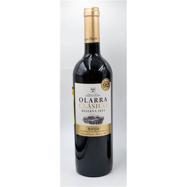 2015 BODEGAS OLARRA CLÁSICO RESERVA 750ML