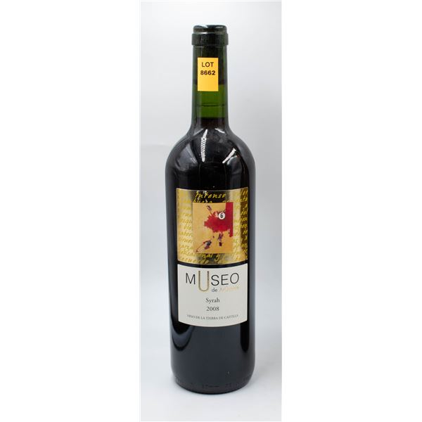 2008 MUSEO SYRAH 750ML 13.5%