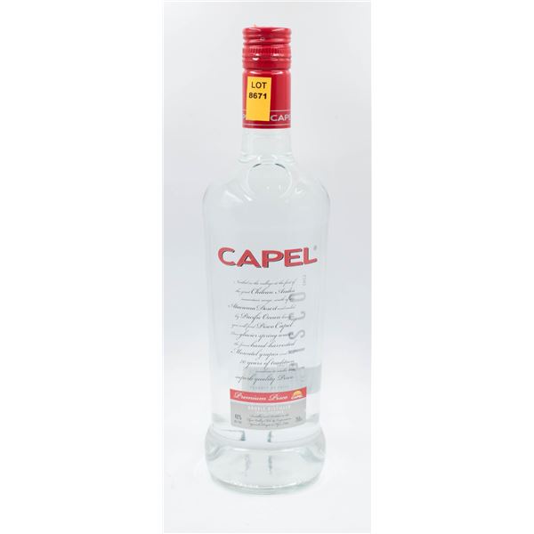 CHAPEL PREMIUM PISCO DOUBLED DISTILLED 750ML 30%