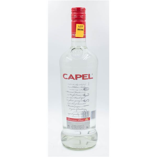 CAPEL PREMIUM PISCO DOUBLE DISTILLED 40% 750ML