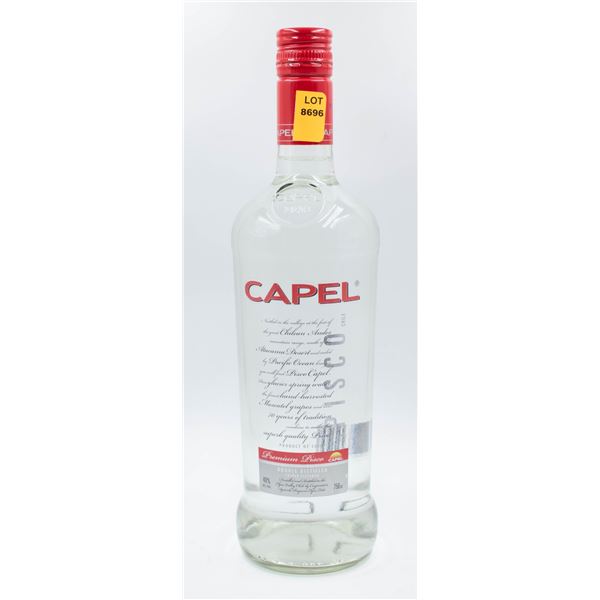 CAPEL PREMIUM PISCO DOUBLE DISTILLED 40% 750ML