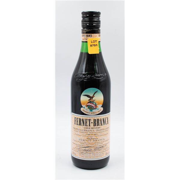 FERNET-BRANCA AMER BITTERS 500ML 39%