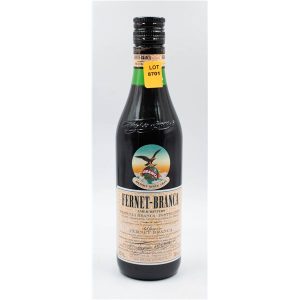 FERNET-BRANCA AMER BITTERS 500ML 39%