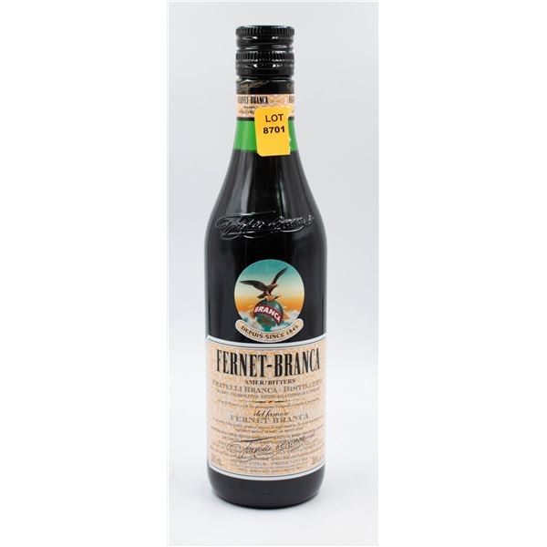 FERNET-BRANCA AMER BITTERS 500ML 39%
