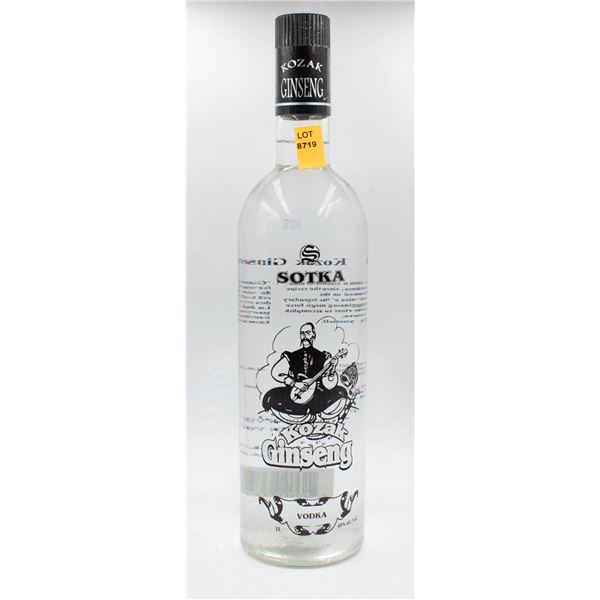 SOTKA KOZAK GINSENG VODKA 1L 40%