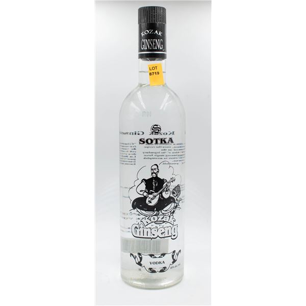 SOTKA KOZAK GINSENG VODKA 1L 40%