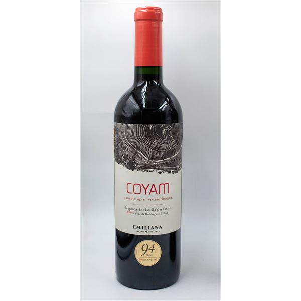 2015 COYAM ORGANIC RED BLEND FROM EMILIANA