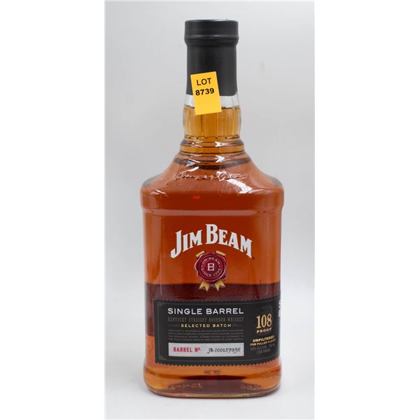 JIM BEAM SINGLE BARREL KENTUCKY STRAIGHT BOURBON