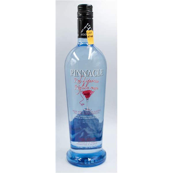 PINNACLE RED LIQUORICE FLAVOR VODKA 750ML 35%