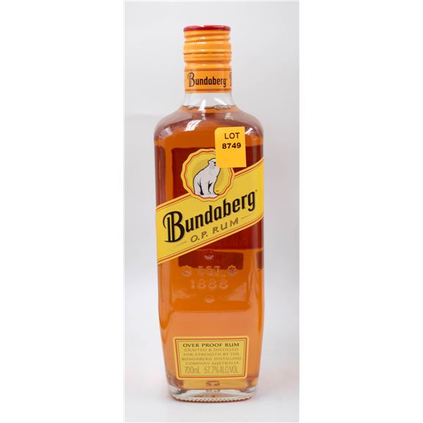 BUNDABERG O.P. RUM 700ML 57.7%