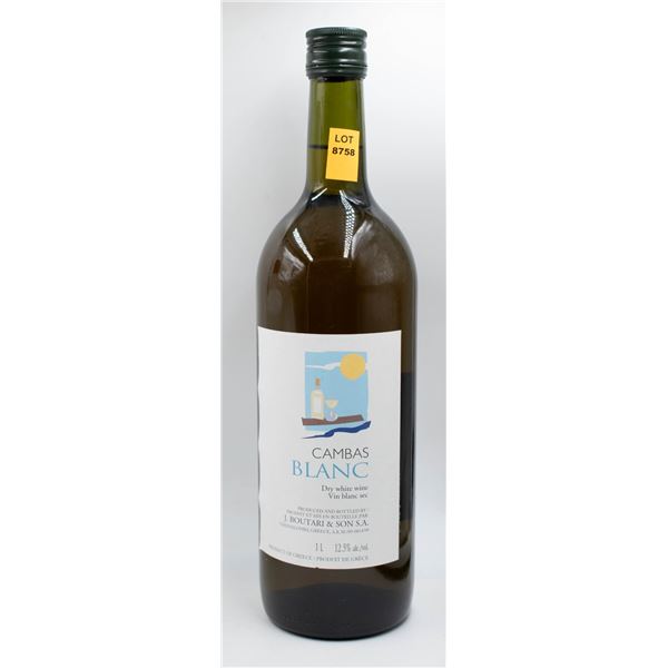 CAMBRAS BLANC DRY WHITE WINE 1L 12.5%