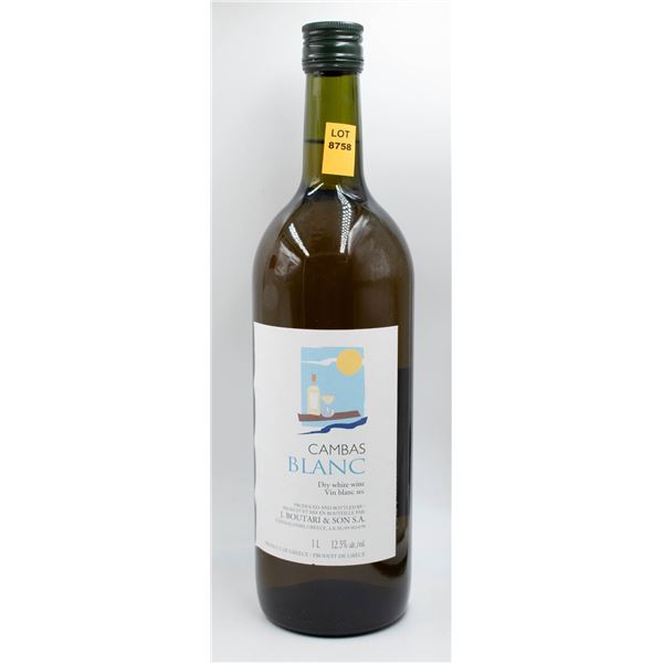 CAMBRAS BLANC DRY WHITE WINE 1L 12.5%