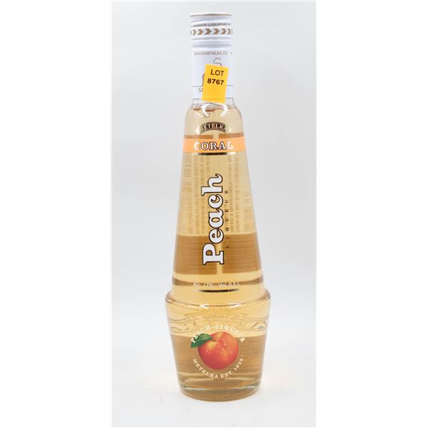 METELKA CORAL PEACH LIQUEUR 500ML 17%