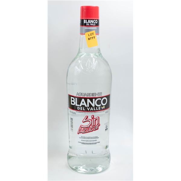 AQUARDIENTE BLANCO DEL VALLE 750ML 29%