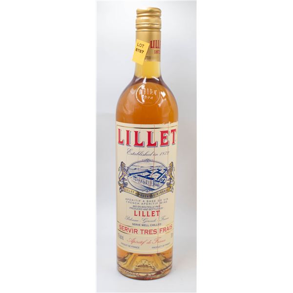 LILLET FRENCH APERTIF WINE 750ML 17%