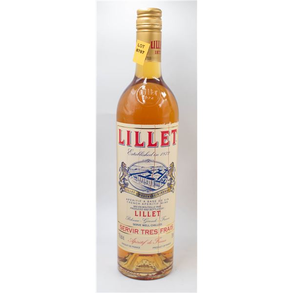 LILLET FRENCH APERTIF WINE 750ML 17%