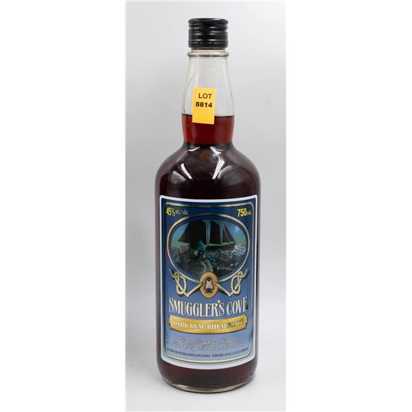 SMUGGLER'S COVE DARK RUM 750ML 45%