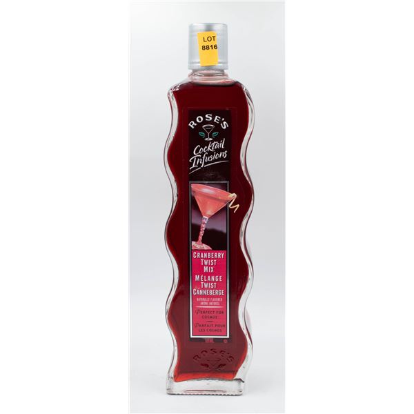 ROSE'S COCKTAIL INFUSIONS CRANBERRY TWIST 591ML