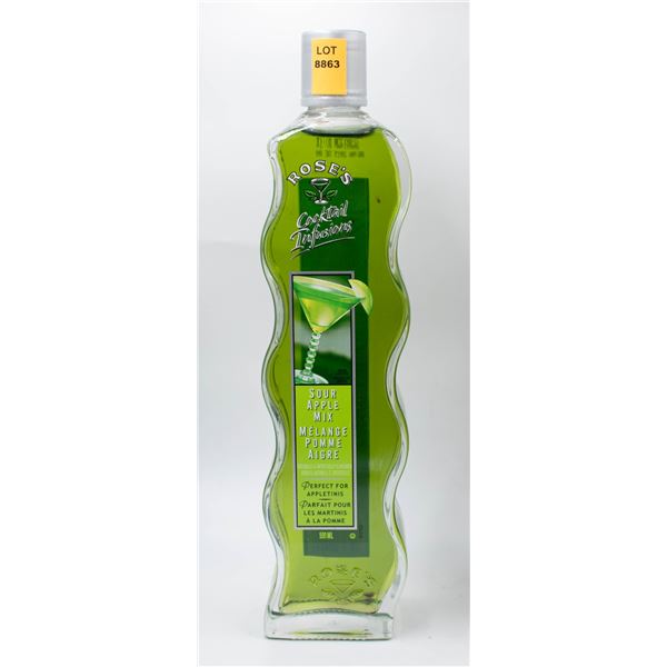 ROSE'S COCKTAIL INFUSIONS SOUR APPLE MIX 591ML
