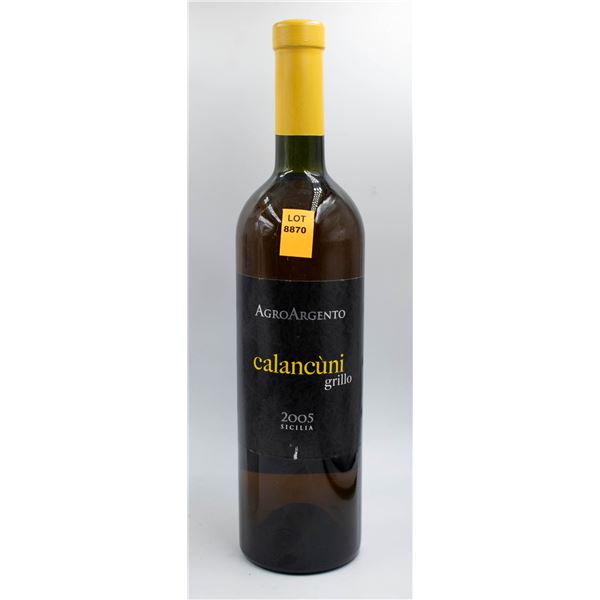 2005 AGRO ARGENTO CALANCUNI GRILLO 750ML 13%