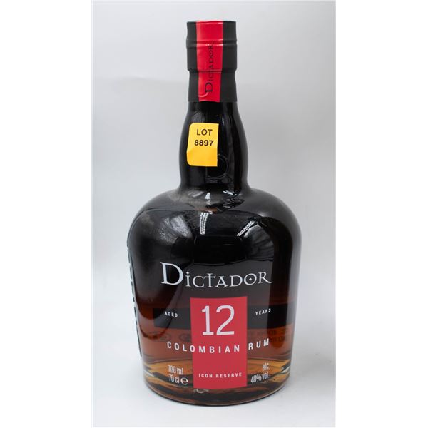DICTADOR 12 YEAR AGED COLOMBIAN RUM 700ML