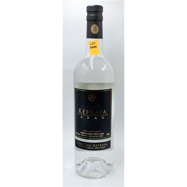 KEFRAYA ARAK ANISE FLAVORED LIQUEUR 750ML 53%