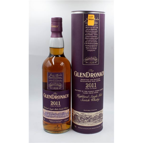 THE GLENDRONACH 2011 AGED 10 YEARS HIGHLAND SINGLE