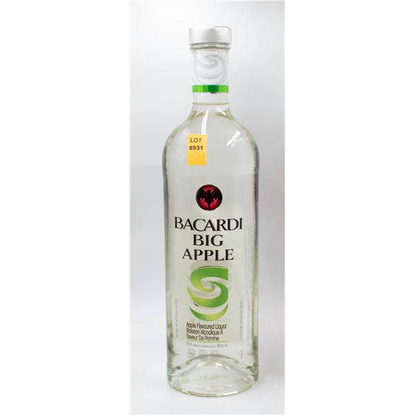 BACARDI BIG APPLE FLAVOR LIQUOR 750ML 35%