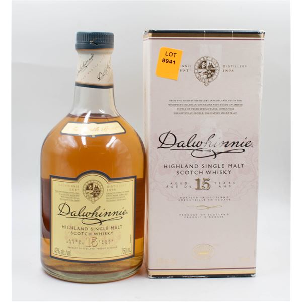DALWHINNIE HIGHLAND SINGLE MALT SCOTCH WHISKY AGED
