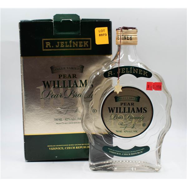 R. JELINEK PEAR WILLIAMS PEAR BRANDY 700ML 42%