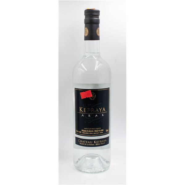 KEFRAYA ARAK ANISE FLAVORED LIQUEUR 750ML 53%