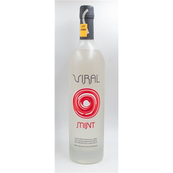 VIRAL MINT HANDCRAFTED AMERICAN VODKA WITH NATURAL