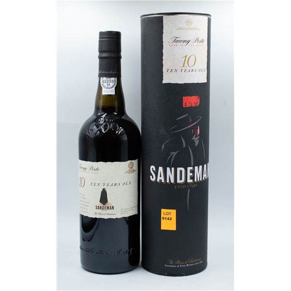 TAWNY PORTO 10 YEAR AGED SANDEMAN 750ML 20%